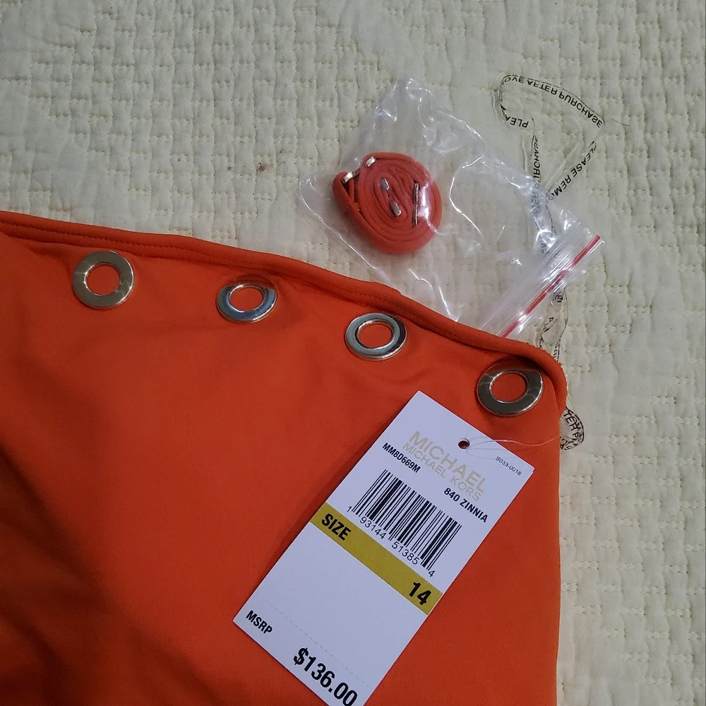 Michael Michael Kors 840 Zinnia Swimsuit Size 14